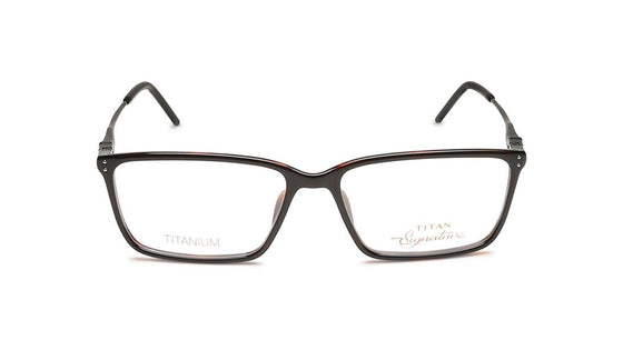 Black Rectangle Rimmed Eyeglasses (TF1155MFC1|54)