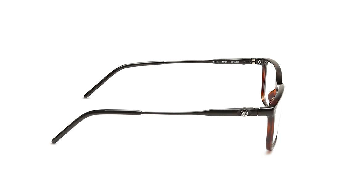Black Rectangle Rimmed Eyeglasses (TF1155MFC1|54)