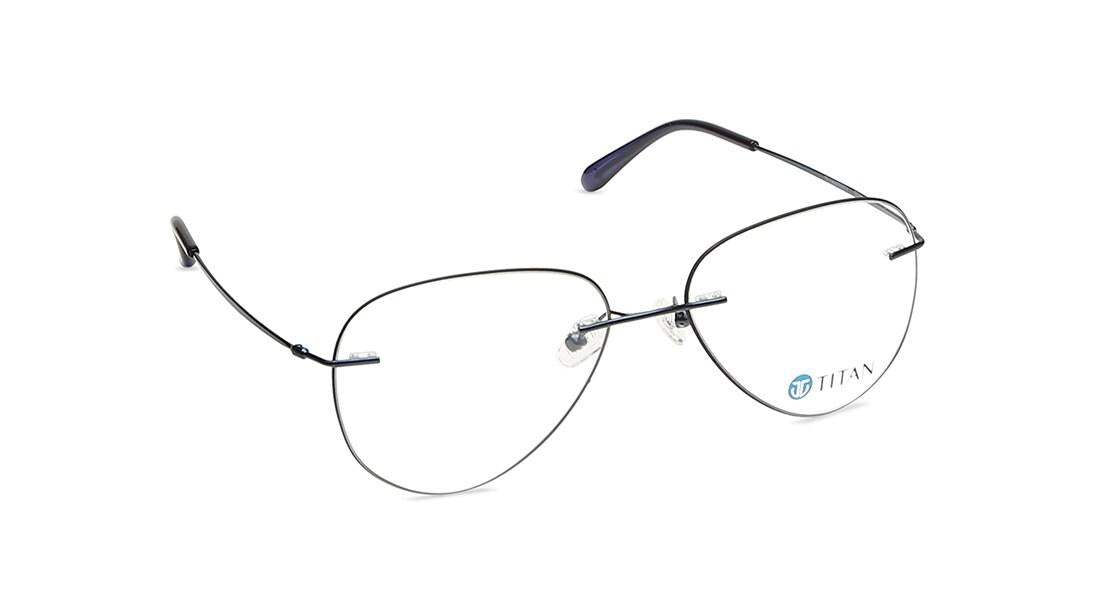 Grey Round Rimless Eyeglasses(TF1166MRM1V)