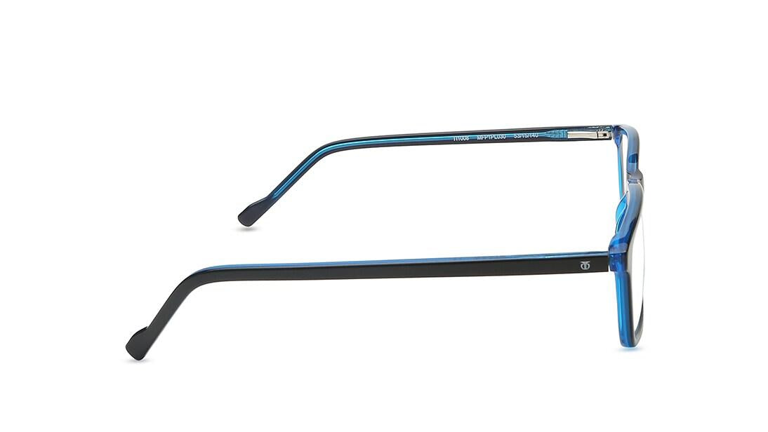 Black Rectangle Blue Cut, Zero Power Computer Glass (TI1008MFP1PL030|53)