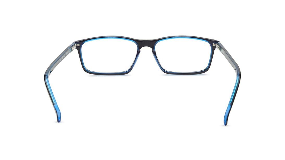 Black Rectangle Blue Cut, Zero Power Computer Glass (TI1008MFP1PL030|53)