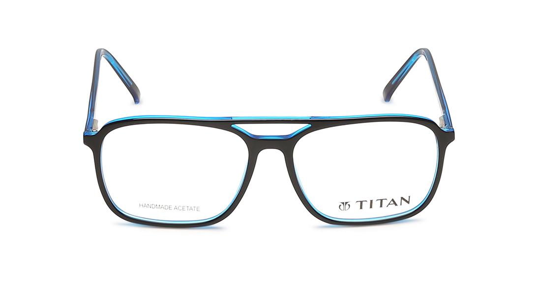 Black Square Rimmed Eyeglasses (TI1035MFP2|55)
