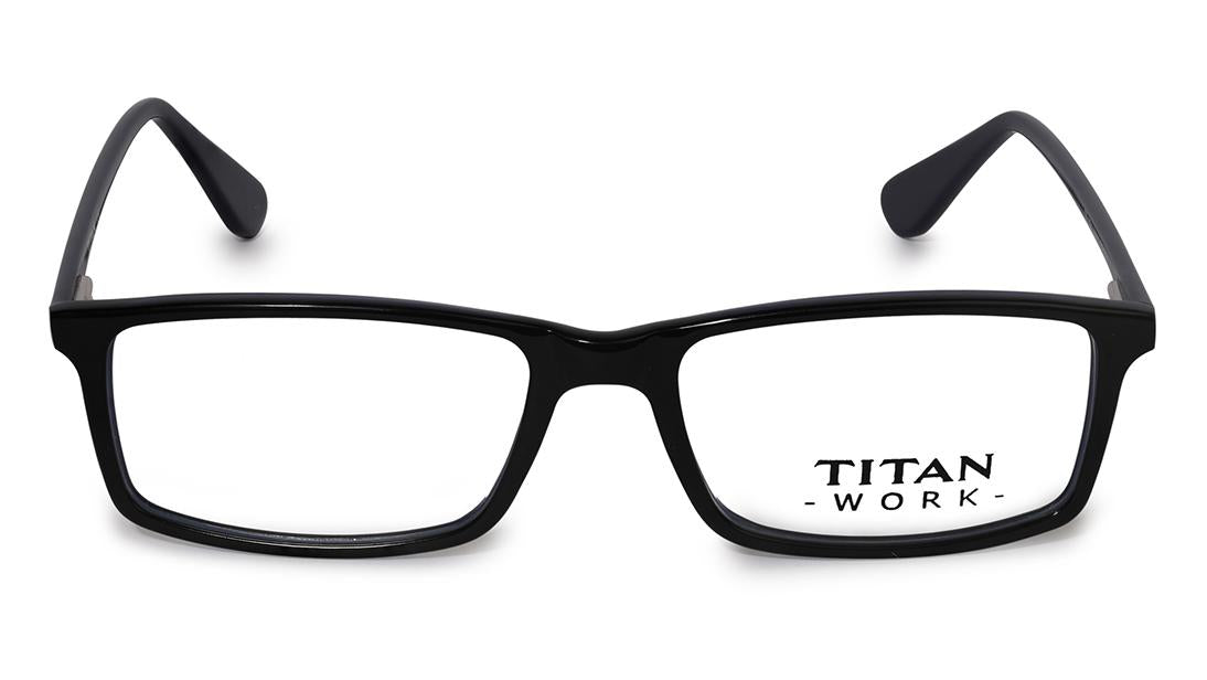 Blue Rectangle Rimmed Eyeglasses (TR1174A1A1|51)