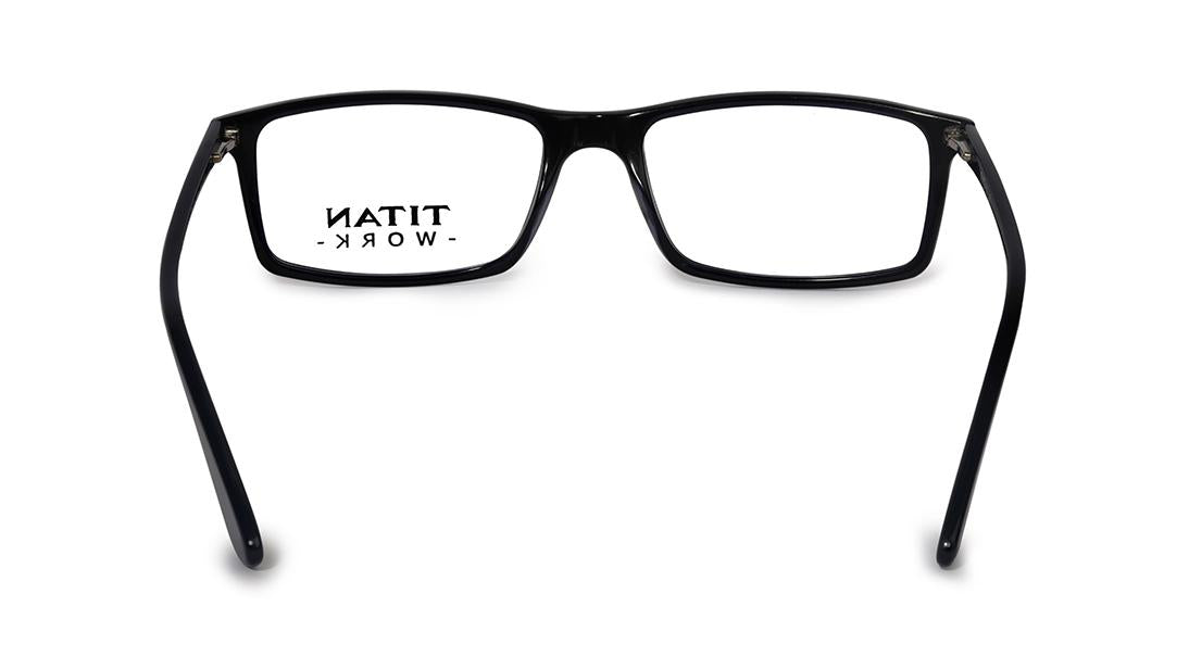 Blue Rectangle Rimmed Eyeglasses (TR1174A1A1|51)