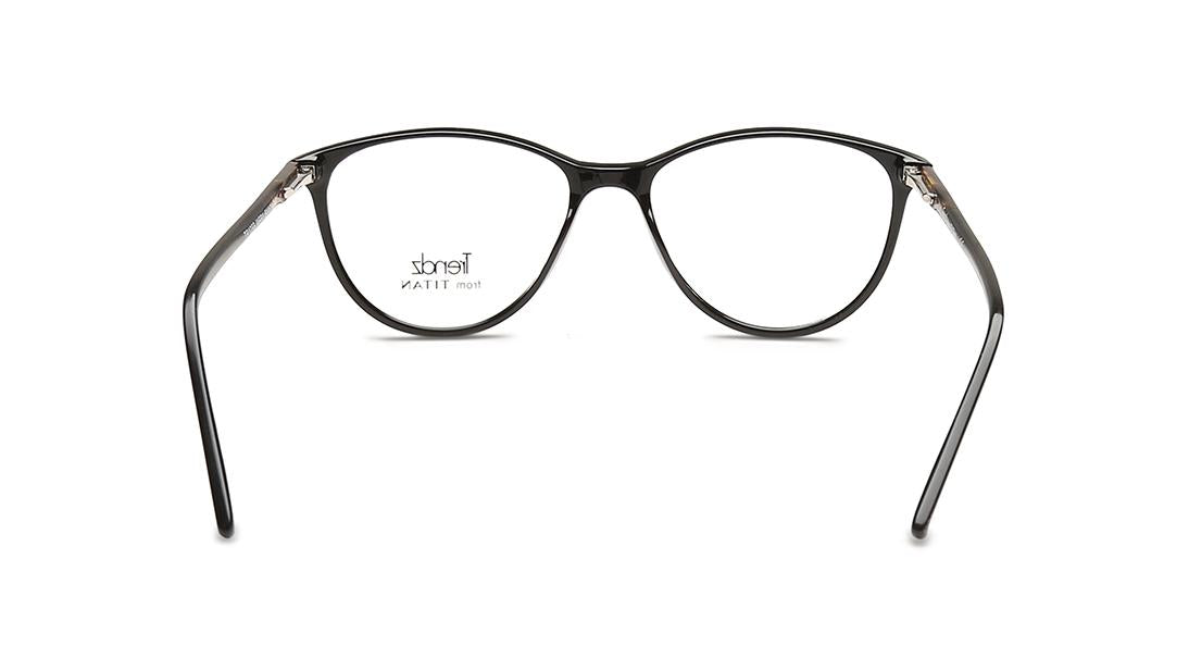 Black Cateye Rimmed Eyeglasses  (TR1255WFP1|51)