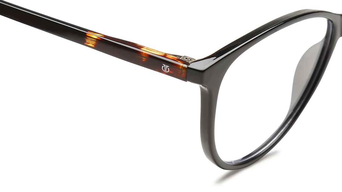Black Cateye Rimmed Eyeglasses  (TR1255WFP1|51)