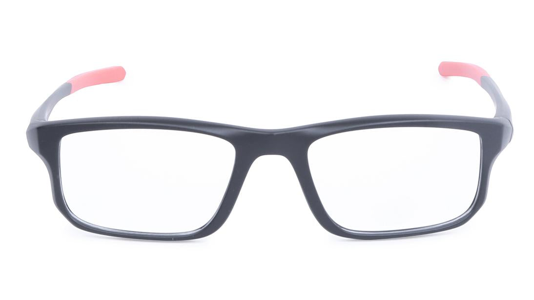 Black Rectangle Rimmed Eyeglasses (TS1002MFP1|52)