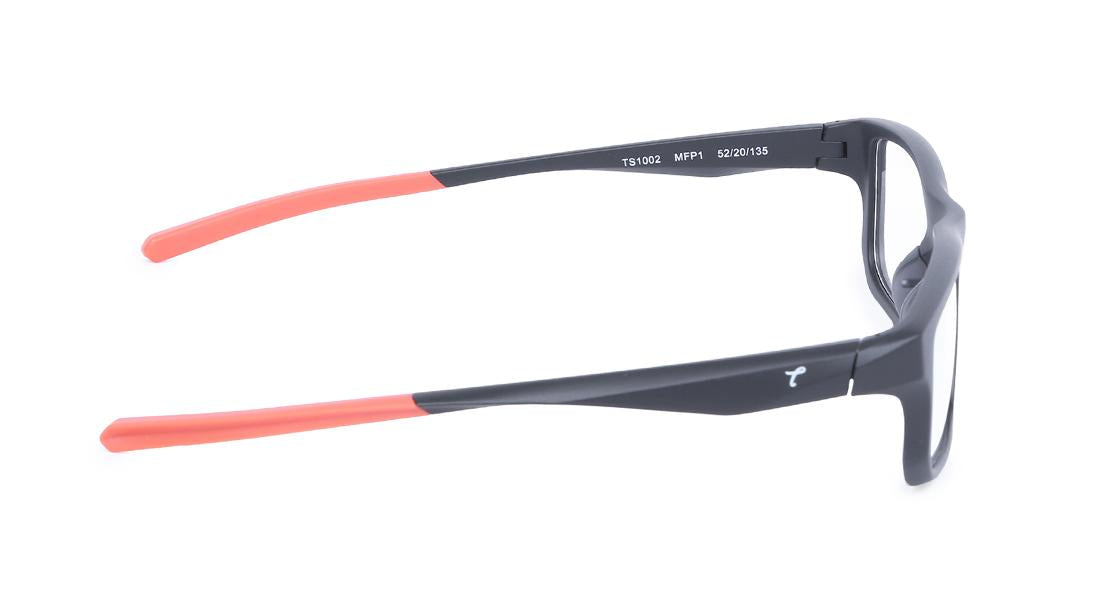 Black Rectangle Rimmed Eyeglasses (TS1002MFP1|52)