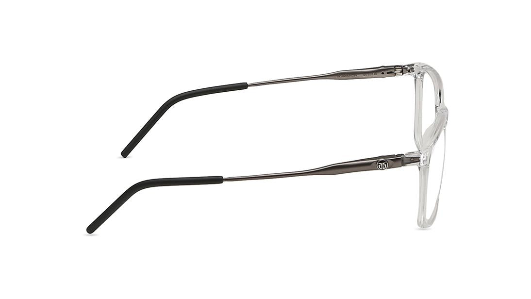 Transparent Rectangle Rimmed Eyeglasses -TS1026MFC3