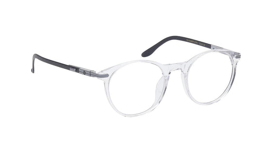 Transparent Round Rimmed Eyeglasses for Men