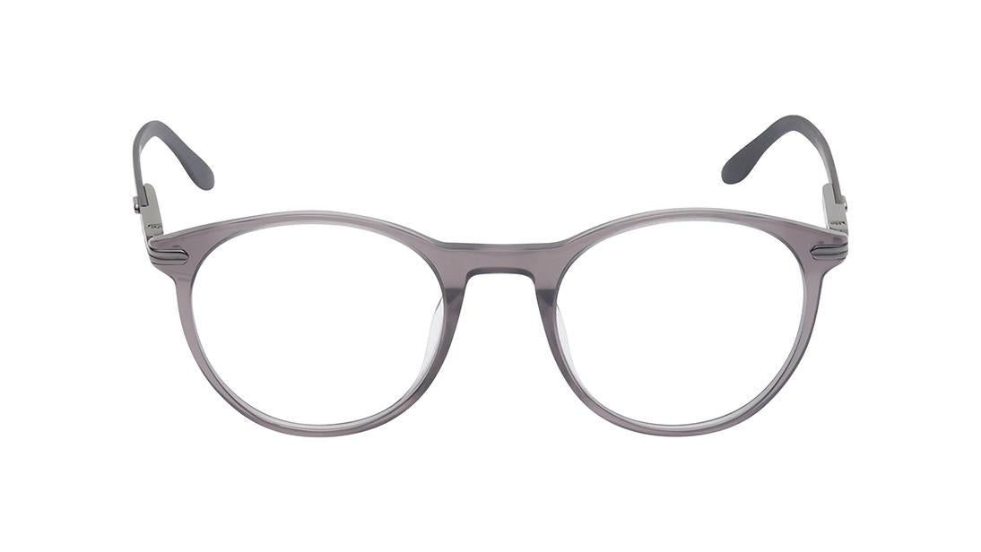 Transparent Round Rimmed Eyeglasses for Men
