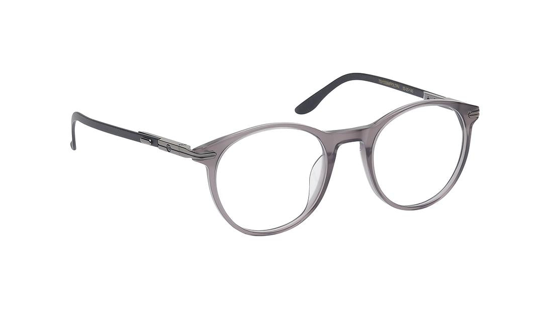 Transparent Round Rimmed Eyeglasses for Men