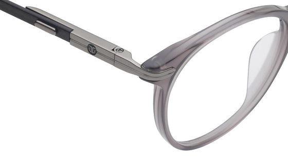 Transparent Round Rimmed Eyeglasses for Men
