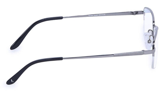 Silver Rectangle Semi-Rimmed Eyeglasses (TW1031MHM1|52)