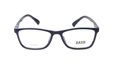 Blue Rectangle Rimmed Eyeglasses (DK1042UFP2SBLV|43)