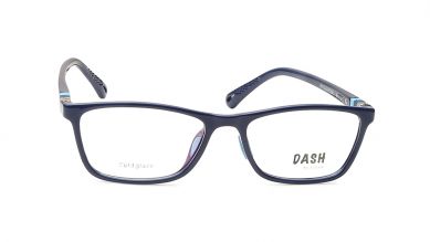 Blue Rectangle Rimmed Eyeglasses (DK1042UFP2SBLV|43)