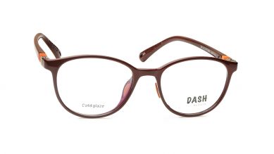 Brown Round Rimmed Eyeglasses (DK1043UFP3MBRV|47)