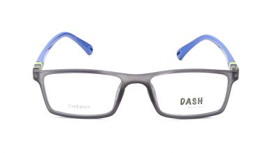 Blue Rectangle Rimmed Eyeglasses (DK1045UFP2MBKV|43)