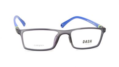 Blue Rectangle Rimmed Eyeglasses (DK1045UFP2MBKV|43)