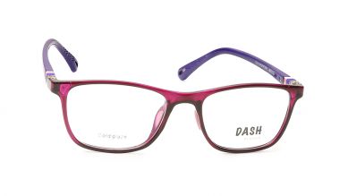 Maroon Square Rimmed Eyeglasses from Dash