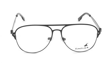 Black Pilot Rimmed Eyeglasses (FT1125MFM1V|53)