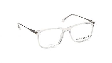 Transparent Square Rimmed Eyeglasses (FT1165MFC3V|55)