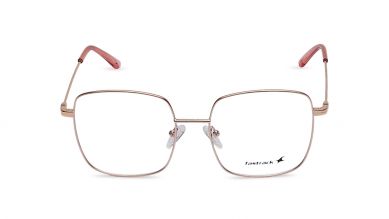 Gold Square Rimmed Eyeglasses (FT1176WFM1V|55)