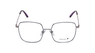 Silver Square Rimmed Eyeglasses (FT1176WFM3V|55)