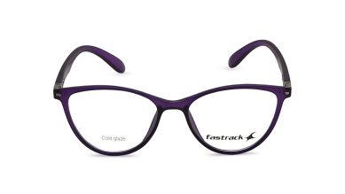 Purple Cateye Rimmed Eyeglasses  (FT1197WFP1V|48)