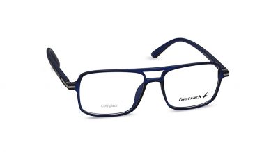 Blue Square Rimmed Eyeglasses (FT1201MFP1V|53)