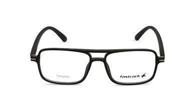 Black Square Rimmed Eyeglasses (FT1201MFP2V|53)