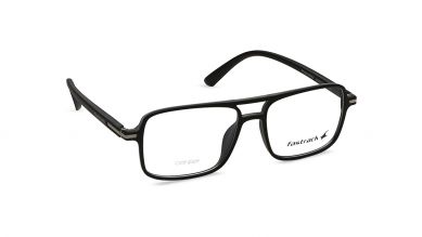 Black Square Rimmed Eyeglasses (FT1201MFP2V|53)