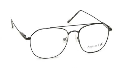 Black Round Rimmed Eyeglasses (FT1206MFM1V|53)