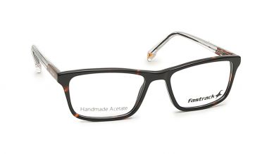 Verve Brown Rectangle Rimmed Eyeglasses (FT1208MFP1SBRV|50)