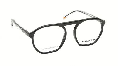 Verve Black Square Rimmed Eyeglasses (FT1210MFP1SBKV|52)