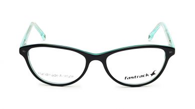 Verve Black Cateye Rimmed Eyeglasses  (FT1212WFP2MBKV|51)