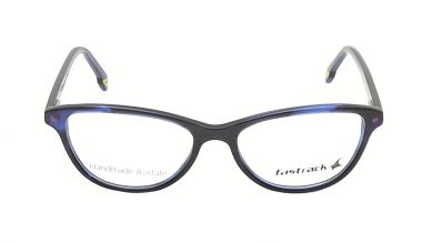 Verve Blue Cateye Rimmed Eyeglasses  (FT1212WFP3MBUV|51)