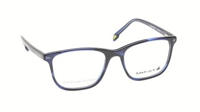 Verve Blue Wayfarer Rimmed Eyeglasses (FT1215MFP1SBUV|51)