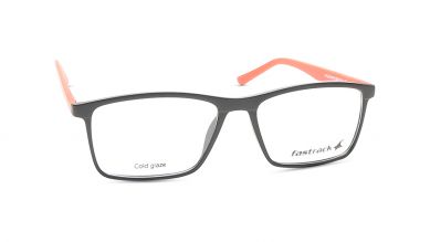 Black Rectangle Rimmed Eyeglasses (FT1225MFP1LBKCTV|53)