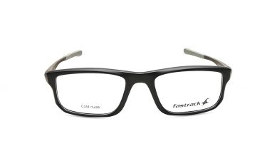 Black Sports Rimmed Eyeglasses (FT1227MFP3LBKCTV|52)