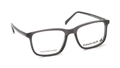 Fluid Black Rectangle Rimmed Eyeglasses (FT1227UFP5MBKV|52)