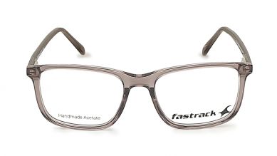 Fluid Grey Rectangle Rimmed Eyeglasses (FT1227UFP6MGYV|52)