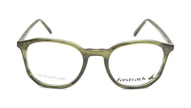 Fluid Green Square Rimmed Eyeglasses (FT1228UFP2MGRV|50)