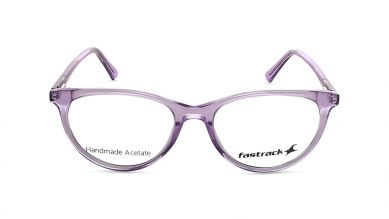Purple Cateye Rimmed Eyeglasses  (FT1251WFP2MPRV|51)