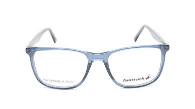 Blue Square Rimmed Eyeglasses (FT1253UFP3MBUV|53)