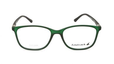 Green CatEye Women Eyeglasses (FT1278WFP6MOLV|50)