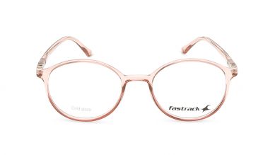 Orange Round Unisex Eyeglasses (FT1282UFP1MORV|50)