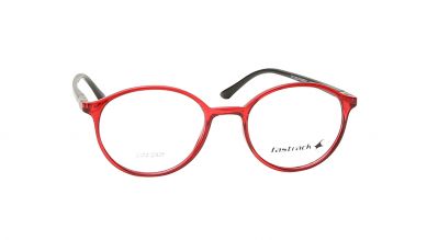 Red Round Unisex Eyeglasses (FT1282UFP4MRDV|50)