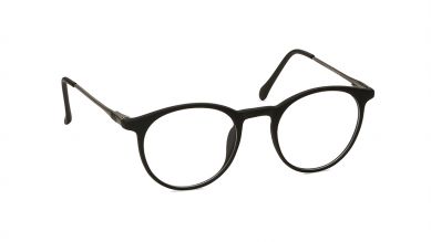 Black Round Unisex Eyeglasses ( FT1333UFP1SBKV|47)