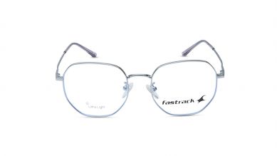 Silver Square Unisex Eyeglasses ( FT1337UFM2MSLV|51)